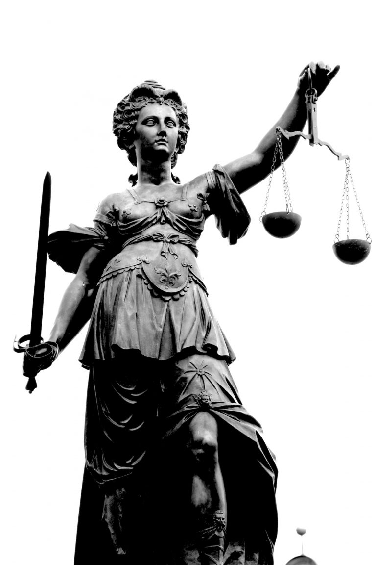 Fotosession mit Justitia – Frank van der Net